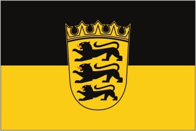Baden-Württemberg - Autofahne