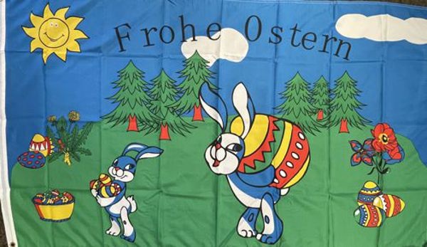 Frohe Ostern 3 - preiswerte Alternative: 150 x 90 cm