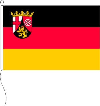 Rheinland-Pfalz - Tischflagge 15 x 10 cm