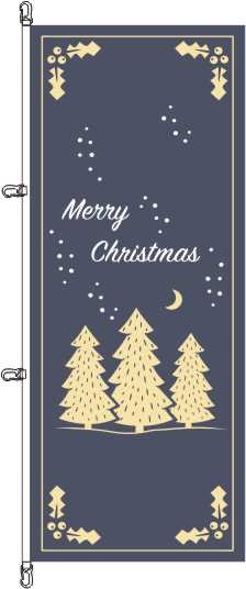 Christmas - Hochformatflagge