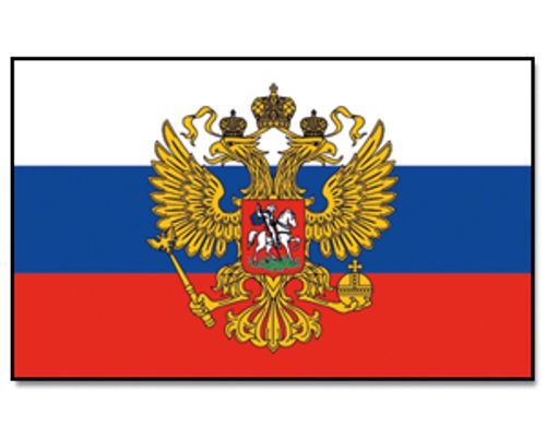 Russland mit Adler - preiswerte Alternative: 150 x 90 cm
