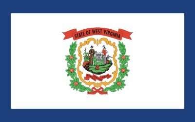 West Virginia (USA) - Querformatflagge