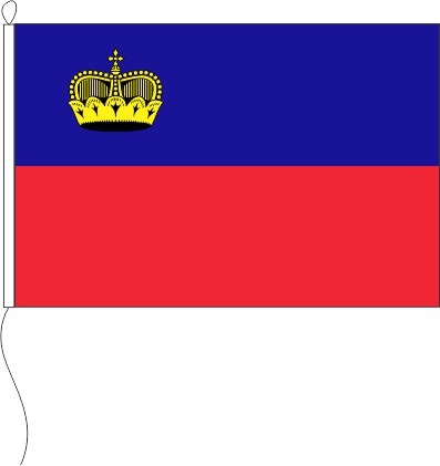 Liechtenstein - Querformatflagge