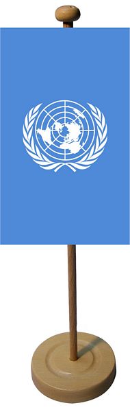 Vereinte Nationen (UNO) - Tischbanner