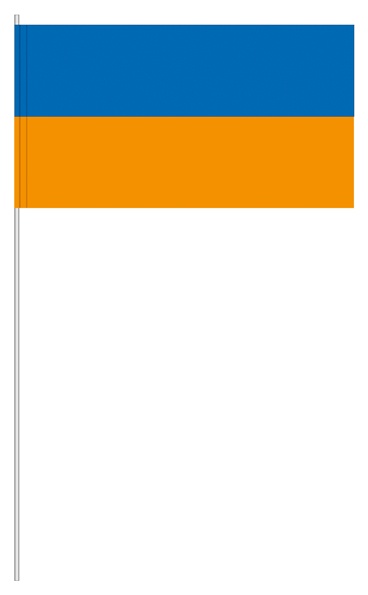 Farbe blau/orange (1 VE = 50 Stück) - Papierfahnen