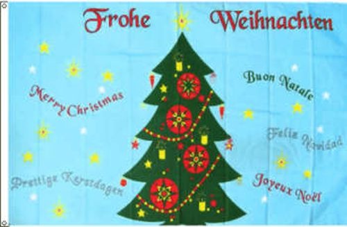 Tannenbaum quer - preiswerte Alternative: 150 x 90 cm