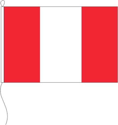 Peru ohne Wappen - Querformatflagge