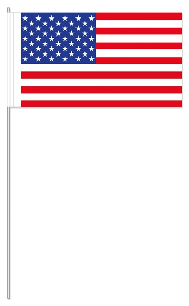 USA  (1 VE = 50 Stück) - Papierfahnen