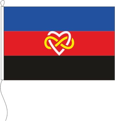 Polyamorie Pride unendlich - Querformatflagge