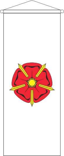 Lippische Rose - Bannerfahne