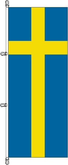 Schweden - Hochformatflagge