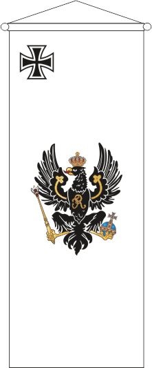 Preußen (weiß mit Adler) - Bannerfahne