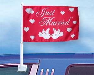 Just Married Autoflagge