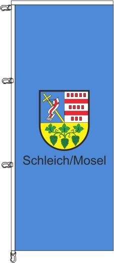 Orts Schleich/Mosel - Auslegerflagge