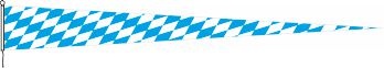 Bayern Raute ohne Wappen - Langwimpel