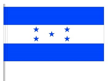 Honduras (1 VE = 50 Stück) - Papierfahnen