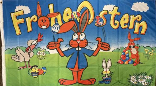 Frohe Ostern 4 - preiswerte Alternative: 150 x 90 cm