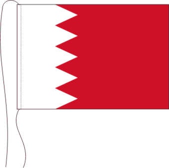 Bahrain - Tischflagge 25 x 15 cm