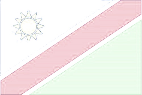 Namibia - Autofahne