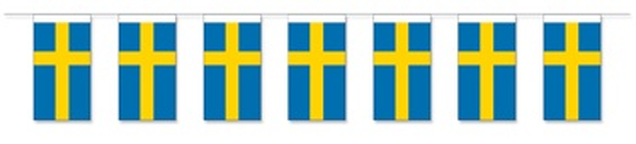 Fahnenkette Schweden - VE 10 Stück - WI