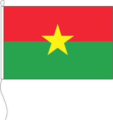 Burkina Faso - Querformatflagge
