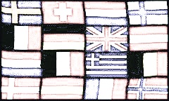 Europa 16 Nationen - preiswerte Alternative: 150 x 90 cm