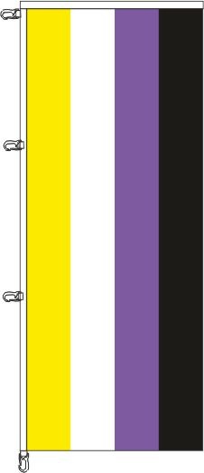 Nonbinary Pride - Auslegerflagge