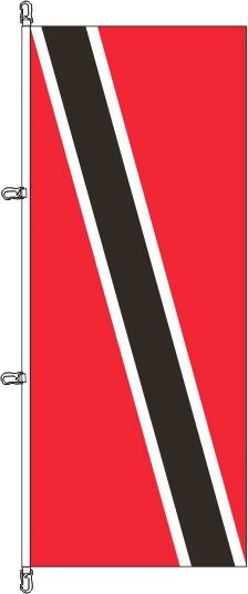 Trinidad + Tobago - Hochformatflagge