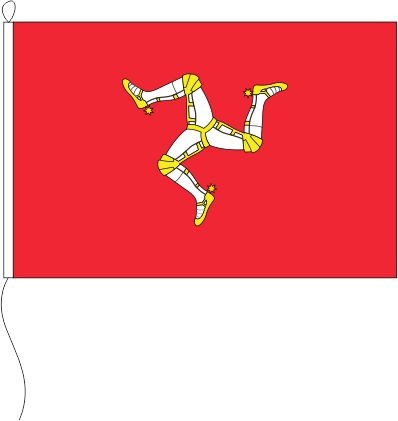 Isle of Man - Querformatflagge