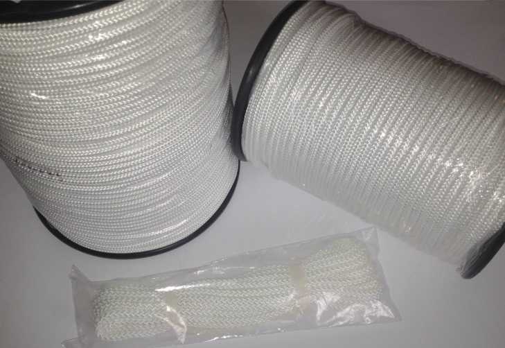 Flaggenleine 10 mm Ø / 16er Geflecht weiß 200 m Polypropylen