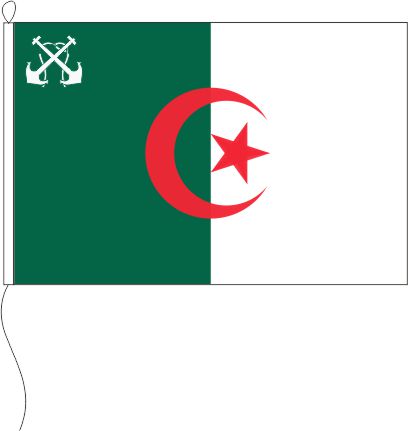 Algerien Marineflagge - Querformatflagge