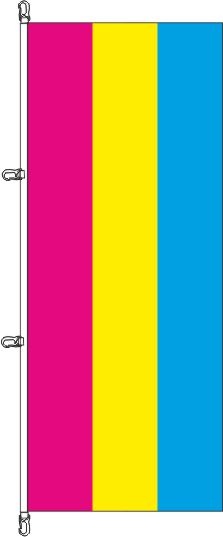 Pansexuelle - Hochformatflagge