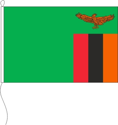Sambia - Querformatflagge