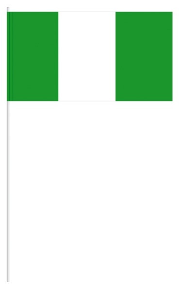 Nigeria (1 VE = 50 Stück) - Papierfahnen