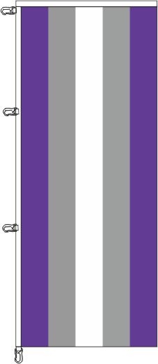 Greysexuelle Pride - Auslegerflagge