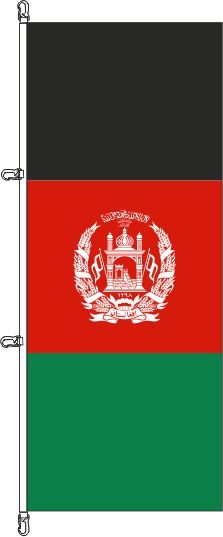 Afghanistan - Hochformatflagge