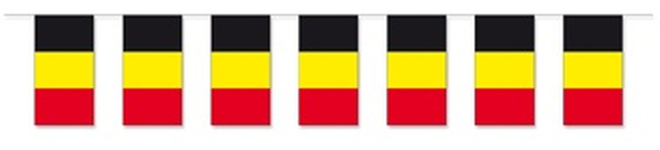 Fahnenkette Belgien - VE 10 Stück - WI