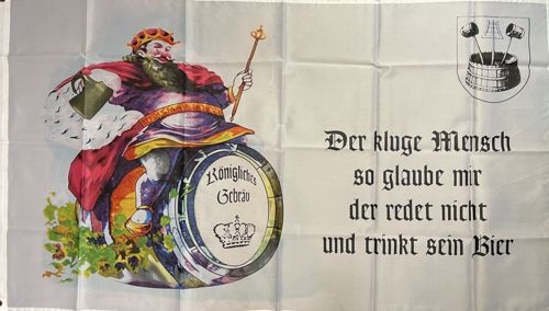 Königliches Gebräu - preiswerte Alternative: 150 x 90 cm