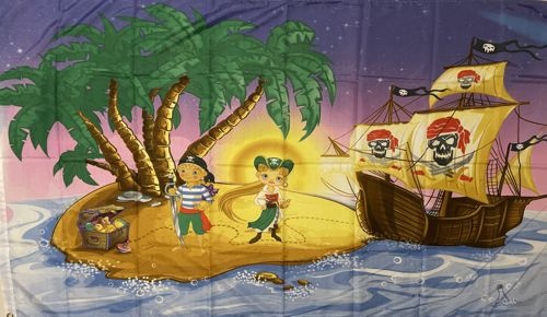 Pirat Kinderpiraten Schiff - preiswerte Alternative: 150 x 90 cm