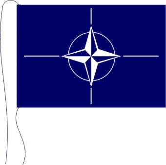 NATO - Tischflagge 25 x 15 cm