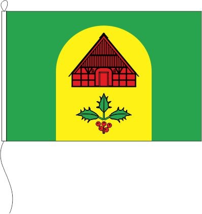 Borstel Gemeinde (PLZ 24616) - mit Zwischennaht - Querformatflagge