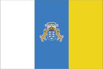 Kanarische Inseln (Spanien) - Querformatflagge