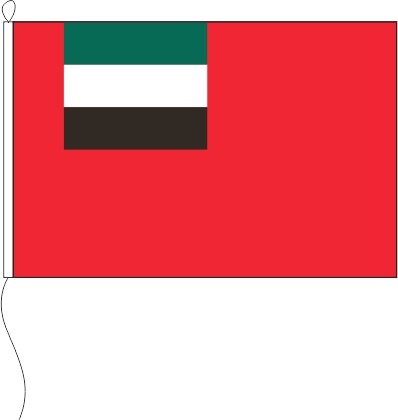 Vereinigte Arabische Emirate Handelsflagge - Querformatflagge