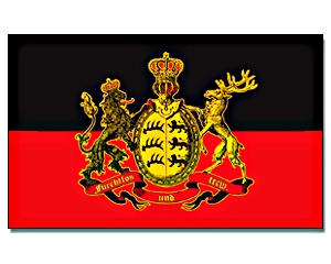 Württemberg furchtlos und treu - preiswerte Alternative: 150 x 90 cm