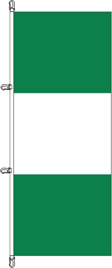 Nigeria - Hochformatflagge