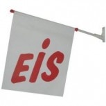 Kioskfahne Eis - komplett mit Stange und Halter