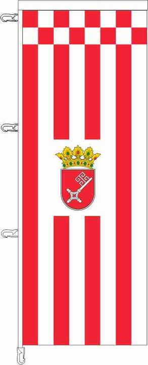 Bremen mit Schlüsselwappen - Auslegerflagge