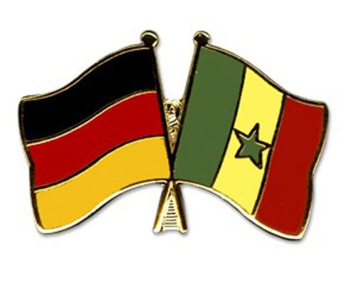 Deutschland - Senegal Anstecknadel