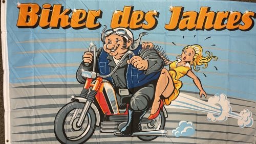 Biker des Jahres - preiswerte Alternative 150 x 90 cm - Q