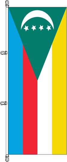 Komoren - Hochformatflagge